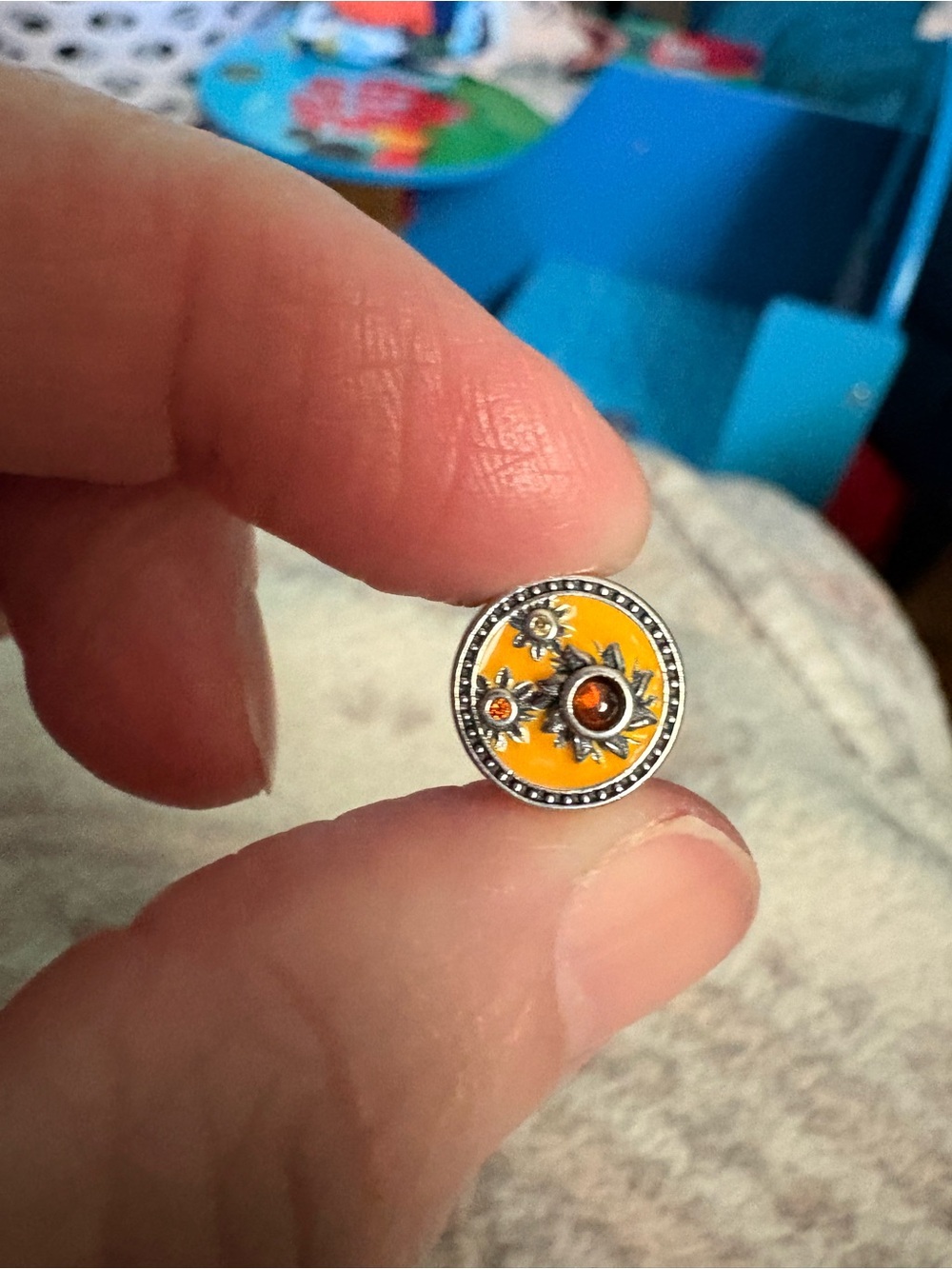 S925 sun charm